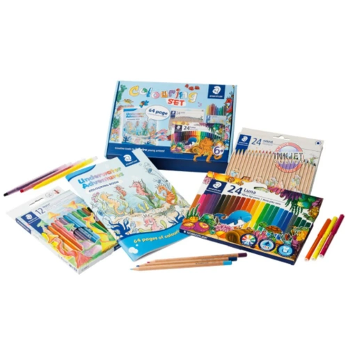 Steadtler Underwater Adventure Large Colouring Set 26 Pieces - 61 SET47-2