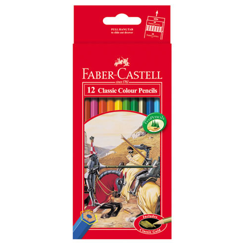Faber Castell Classic Colour Pencils - 12 Pack