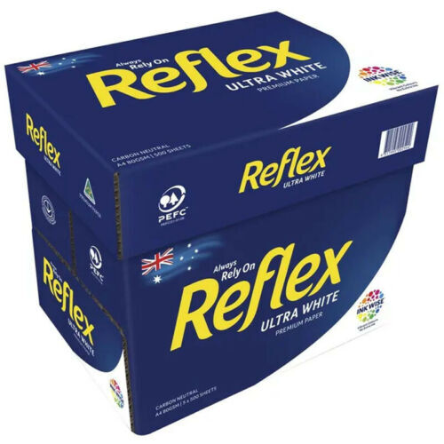 Reflex A4 Copy Paper 80gsm 2500 Sheets (Box) Carbon Neutral - Ultra White