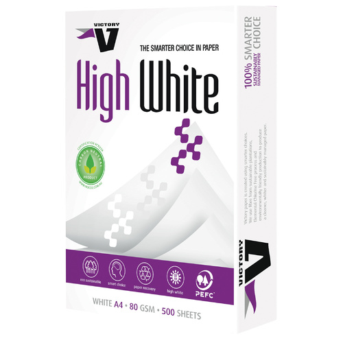 Victory A4 Copy Paper 80gsm 500 Sheets - White