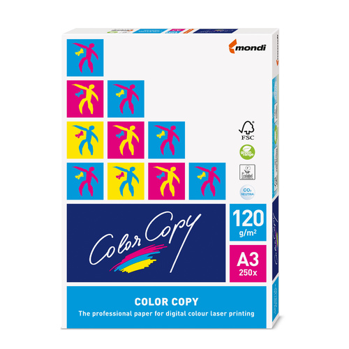 Color Copy A3 Digital Copy Paper 120gsm 250 Sheets - White