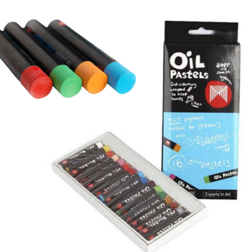 Micador Crayons Oil Pastels Small OPM216 - 16 Pack
