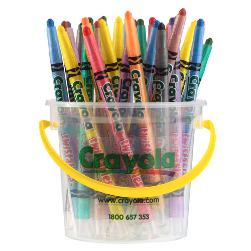 Crayola Twistables Crayon Deskpack - 32 Twistable Crayons in 8 Colours