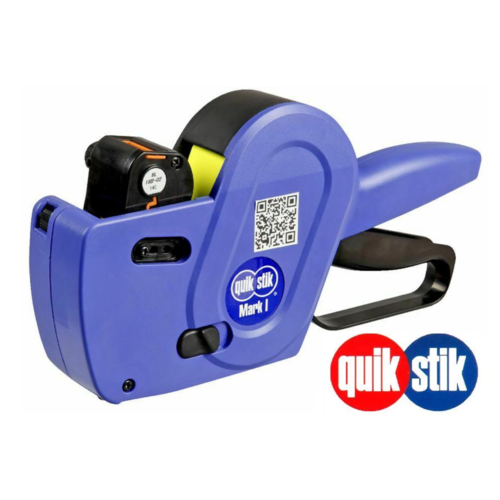 Quikstik Price Marking Gun Mark I Pricing Tool Single Line + 3 Label Rolls - 48244