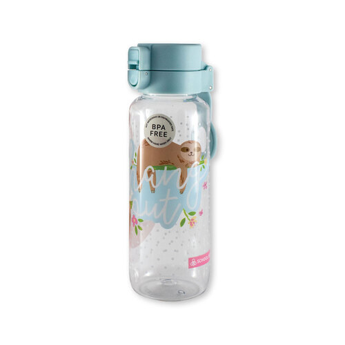 School Buzz Water Drink Bottle 650ml - Hanging Out Sloth