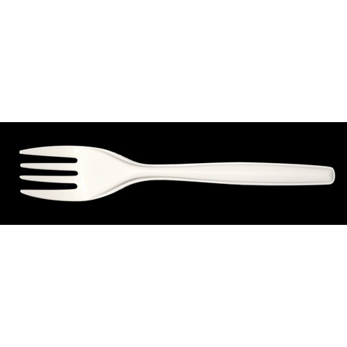 Bullseye Capri Disposable Fork Plastic Cutlery  - 100 Pack