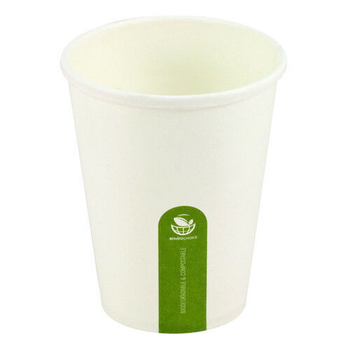 Enviro Disposable Hot Drink Coffee, Tea Cups 8oz - Box 1000