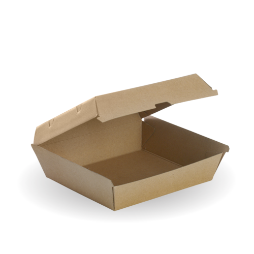 BioPak Dinner Box BioBoard Kraft 150 Pack - BB-DINNER BOX