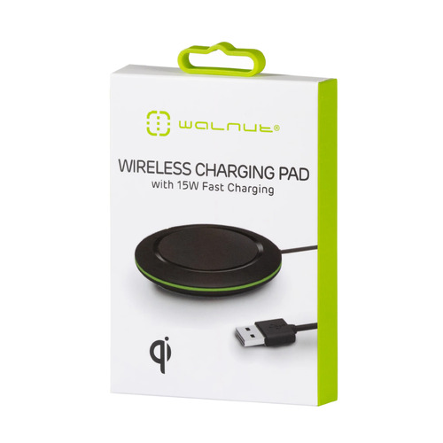 Walnut Ultra Thin Wireless Fast Charging Pad