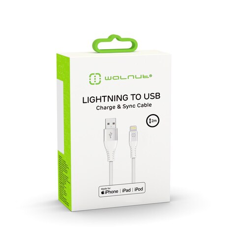 Lightning to USB Charge & Sync Cable 2m - White