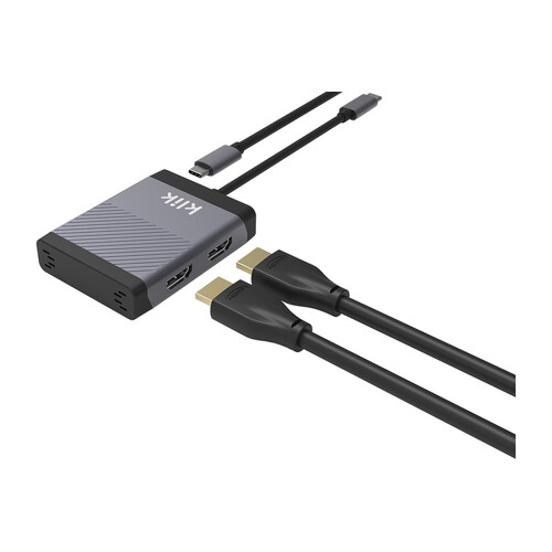 Klik Universal USB-C Display Link Dual HDMI Display Adapter
