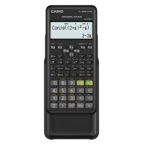 Casio Calculator 16 Digit Portable FX100AU 2nd Edition - Black