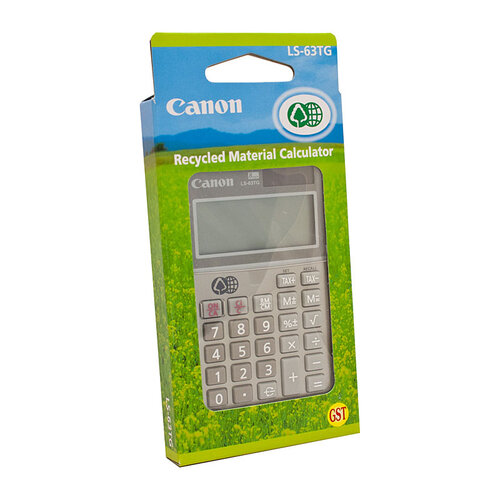 Canon Calculator 8 Digit Portable LS63TG - Grey