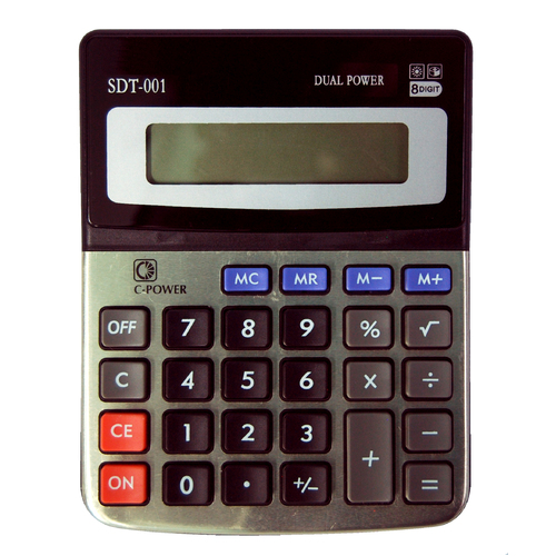 Sovereign Calculator Desktop Small 8 Digit Dual Power - SDT001 