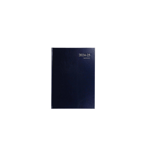 Collins 2024/2025 A4 Financial Year Essential Diary Appointment Day To Page ESSA41M.60 - Blue