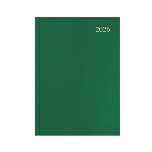 2026 Collins Essential A4 Diary Diaries Day To Page ESSA41.52 - Green