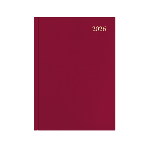 2026 Collins Essential A4 Diary Diaries Week To View ESSA43.78 - Maroon