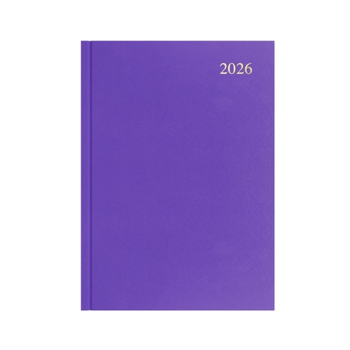 2026 Collins Essential A4 Diary Diaries Week To View ESSA43.55 - Purple
