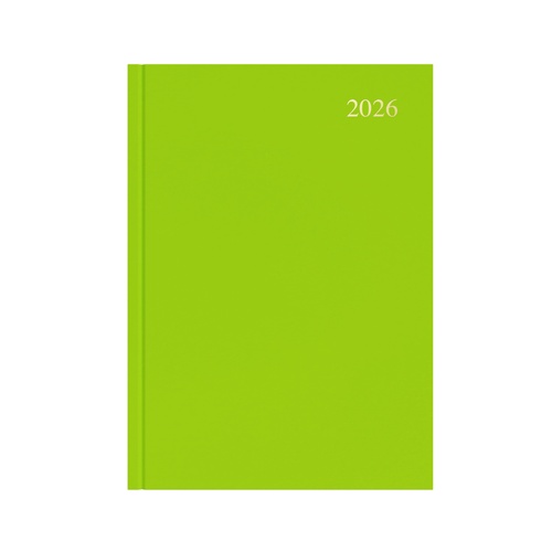 2026 Collins Essential A4 Diary Diaries Week To View ESSA43.64 - Lime Green