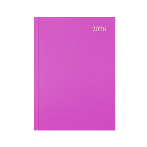 2026 Collins Essential A4 Diary Diaries Week To View ESSA43.50 - Pink