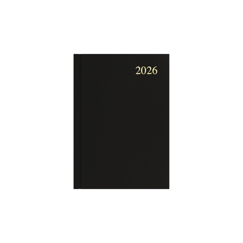 2026 Collins Essential A5 Diary Diaries Day To Page ESSA51.99 - Black
