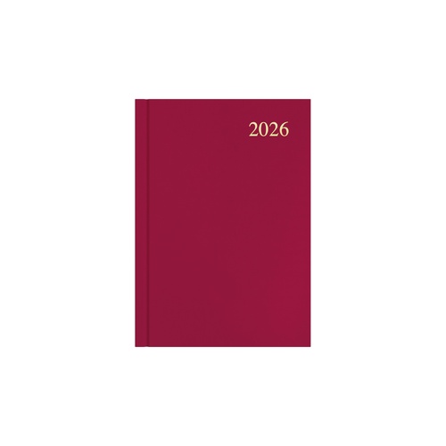 2026 Collins Essential A5 Diary Diaries Day To Page ESSA51.78 - Maroon