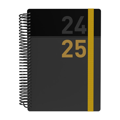 Collins 2024/2025 A5 Financial Year Delta Diary Appointment Week To View FP51M.45 - Yellow