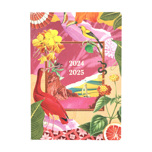 Collins 2024/2025 A5 Financial Year Maximalism Diary Week To View MX153.45 - Yellow