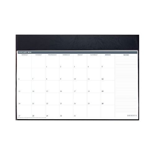 2026 Collins Debden Planner Executive Desk Top Month To View 420x594mm 3902.C99 - Black