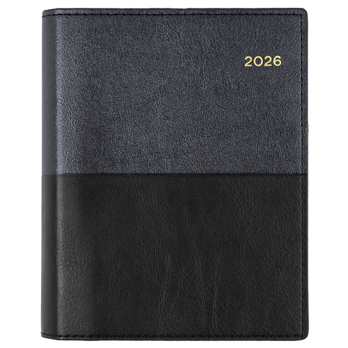2026 Collins A6 Vanessa Diary Day To Page 165.V99 - Black