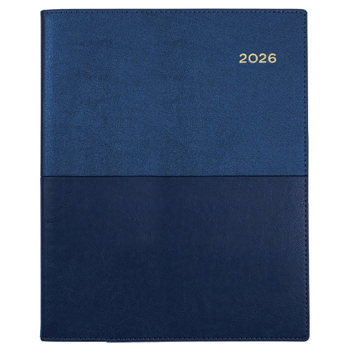 2026 Collins Quarto Vanessa Diary Vertical Week To View 325.V59 - Blue
