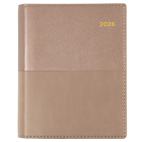 2026 Collins A6 Vanessa Diary Week To View 365.V49 - Rose Gold