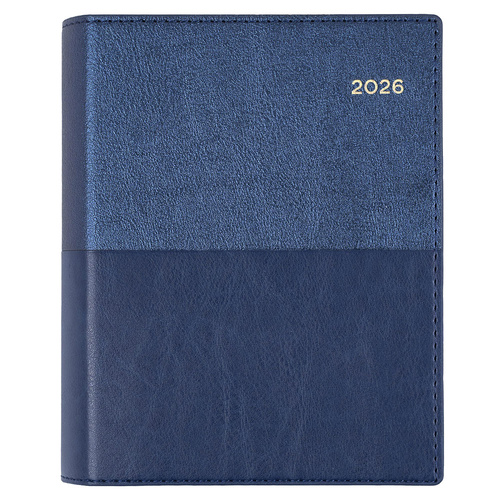 2026 Collins A6 Vanessa Diary Week To View 365.V59 - Blue