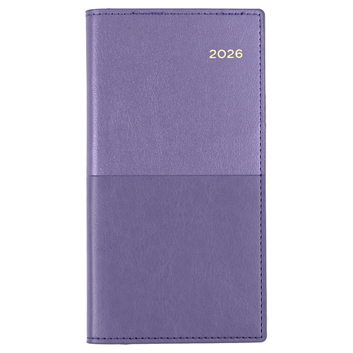 2026 Collins B6/7 Vanessa Diary Week To View 375.V55 - Purple