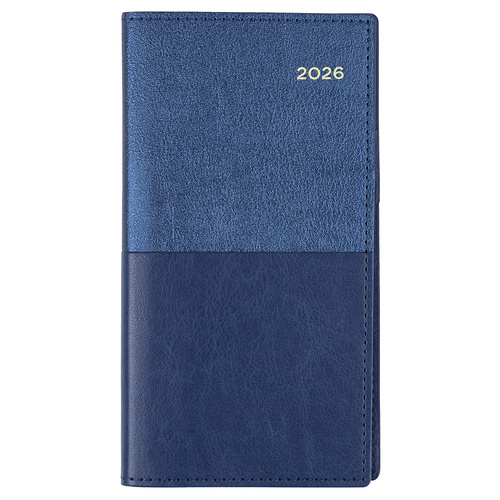 2026 Collins B6/7 Vanessa Diary Week To View 375.V59 - Blue