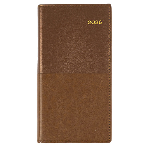 2026 Collins B6/7 Vanessa Diary Week To View 375.V90 - Tan