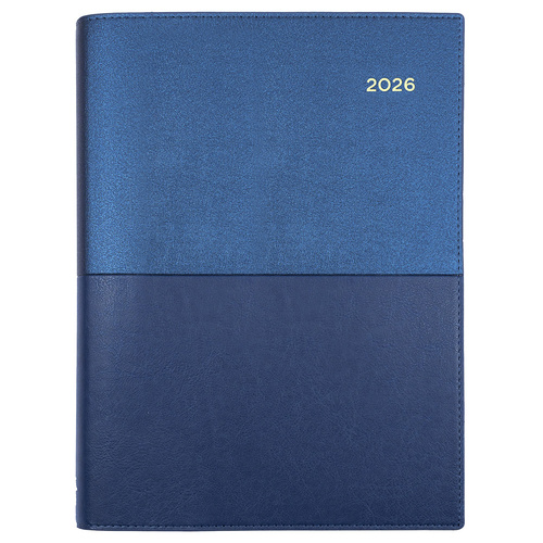 2026 Collins A5 Vanessa Diary Week To View 385.V59 - Blue 
