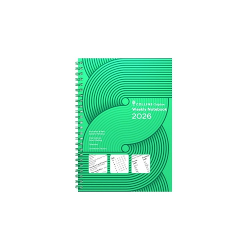 Collins 2026 A5 Colplan With Notes Diary Spiral bound Week To View 61.P52 - Green
