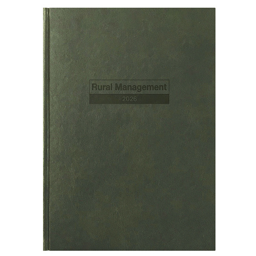 Collins 2026 A4 Rural Management Diary 2 Day To Page RMD-26 - Green
