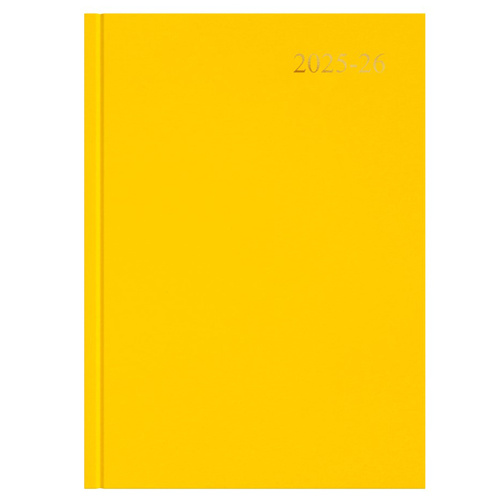 2025/2026 Collins Essential A4 Diary Diaries Day To Page ESS41M.45 - Yellow