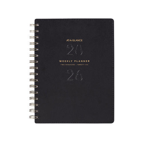 2026 At-A-Glance A5 Signature Diary Week To View AAG300926 - Black