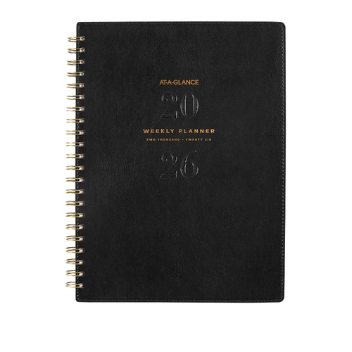 2026 At-A-Glance A4 Signature Diary Week To View AAG300526 - Black