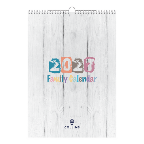 Collins 2027 A3 Wall Calendar Brighton Month To View - BTFC135