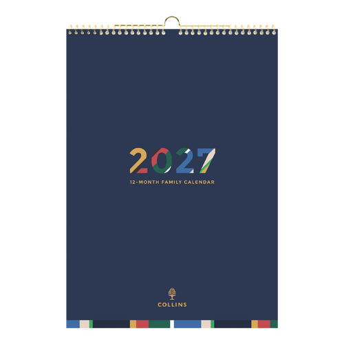 Collins 2027 A3 Wall Calendar Edge Mira Month To View - EDMRFC135