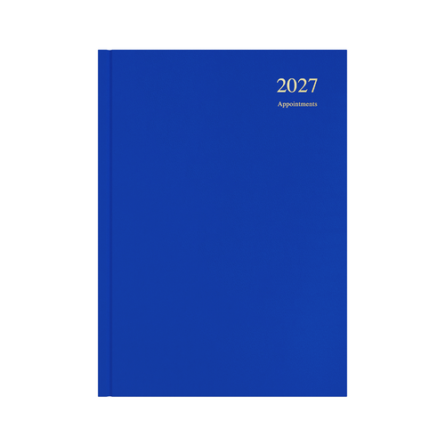 2027 Collins Essential Diary Appointment A4 Day To Page ESSA41A.60 - Blue