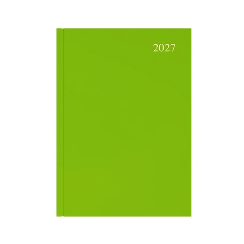 2027 Collins Essential Diary A4 Week To View ESSA43.64 - Lime Green