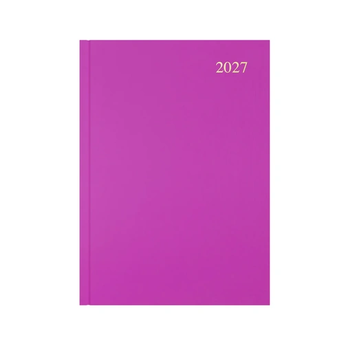 2027 Collins Essential Diary A4 Week To View ESSA43.50 - Pink