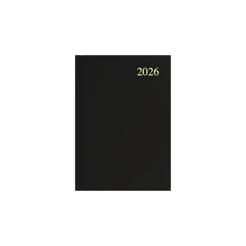 2027 Collins Essential Diary A5 Week To View ESSA53.99 - Black