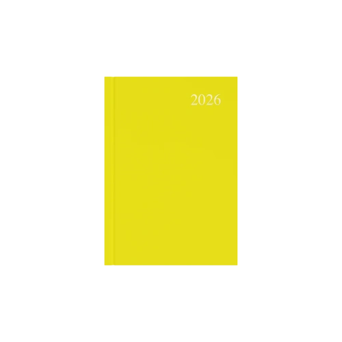 2027 Collins Essential Diary A5 Week To View ESSA53.45 - Yellow