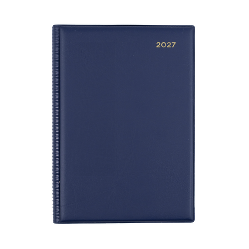 Collins 2027 Belmont A5 Diary Week To View PVC 387.V59 - Navy